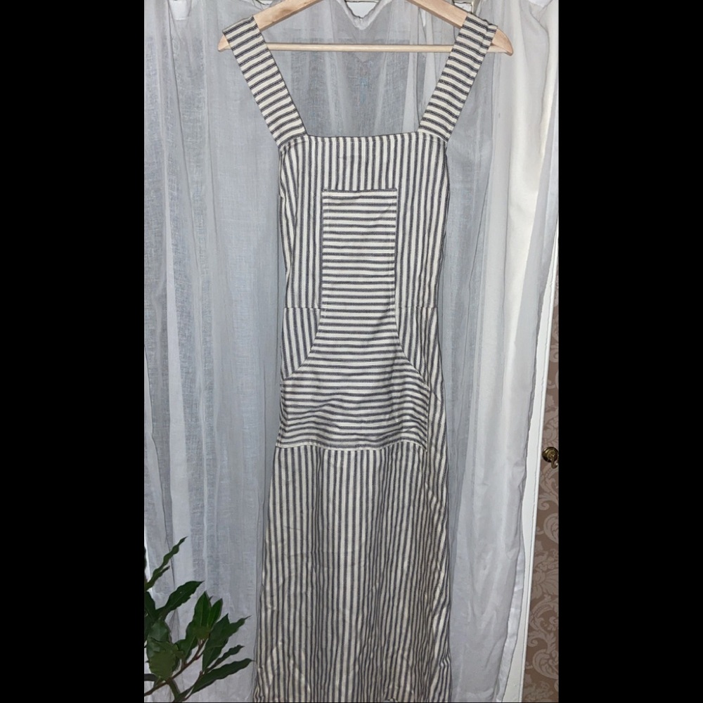 overalls linen dress